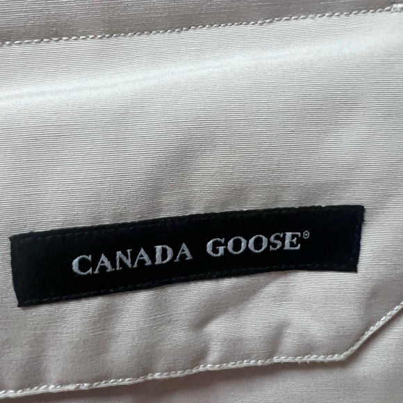 Mens Canada Goose Expedition Jacket in Cream, Size M - Picture 5 of 6